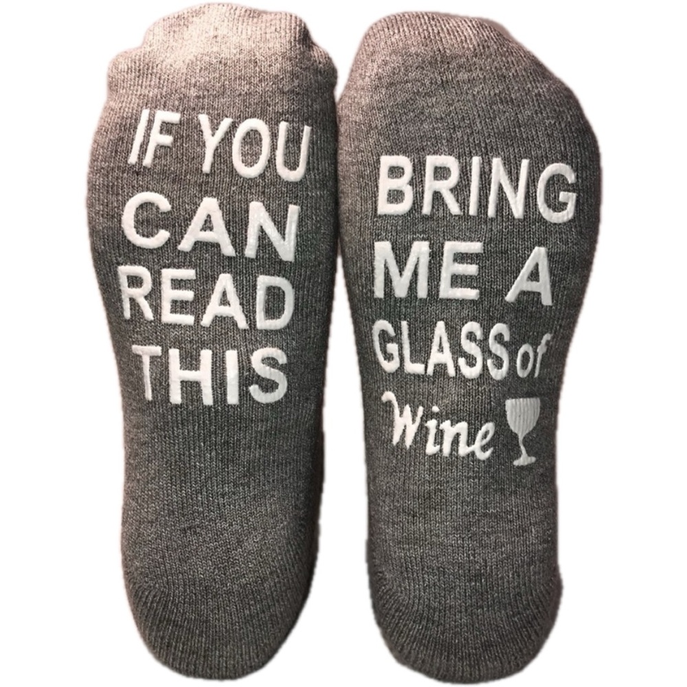 3/$30  FUNNY QUOTE SAYINGS SOCKS IF YOU CAN READ THIS ASSORTED SHOE SIZE…